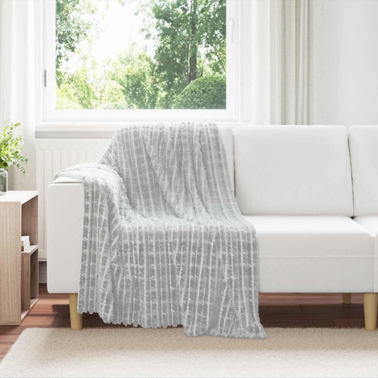 Wohndecken 6 pcs Grau 150 x 130 cm Fleece