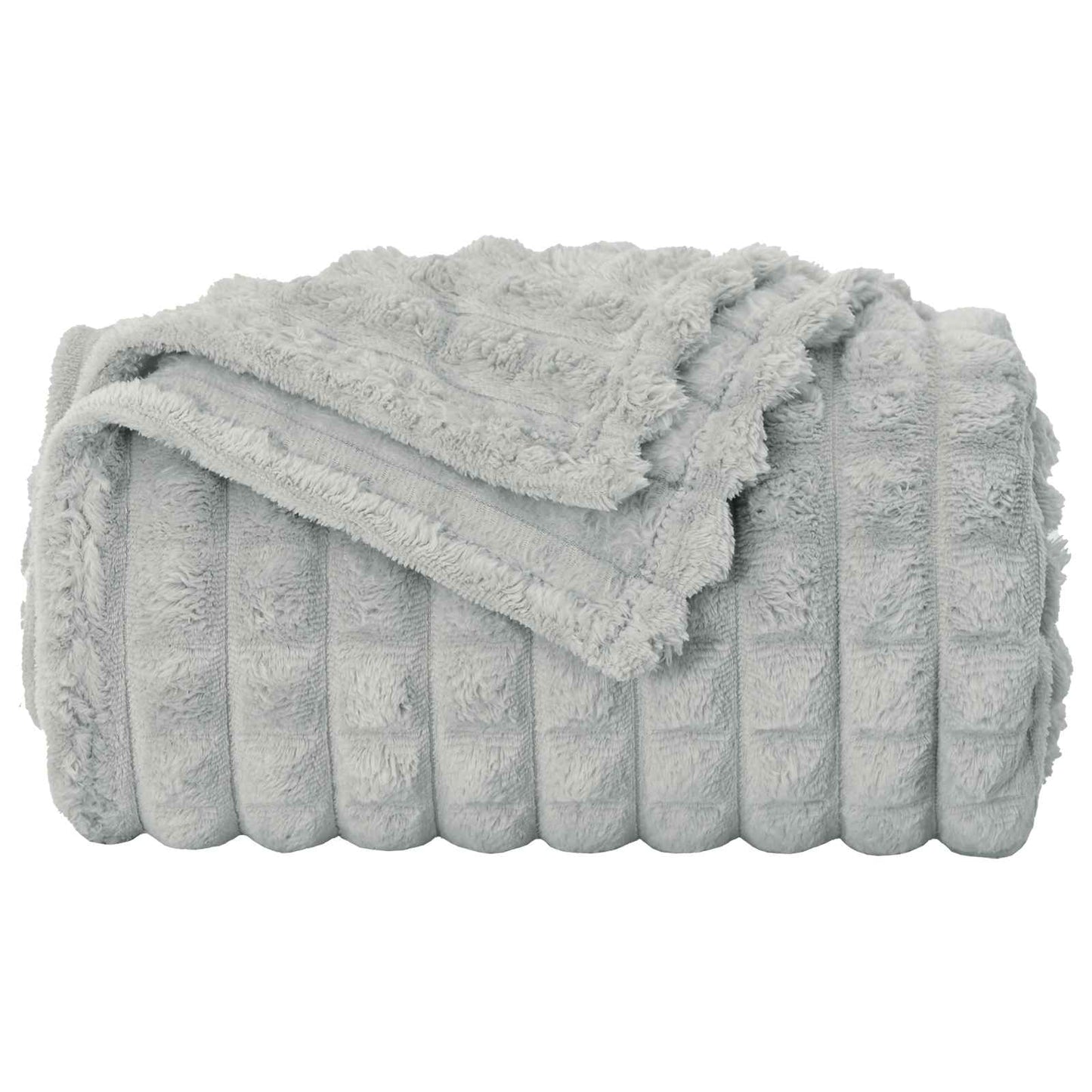 Couvertures polaires 6 pcs Gris 200 x 150 cm