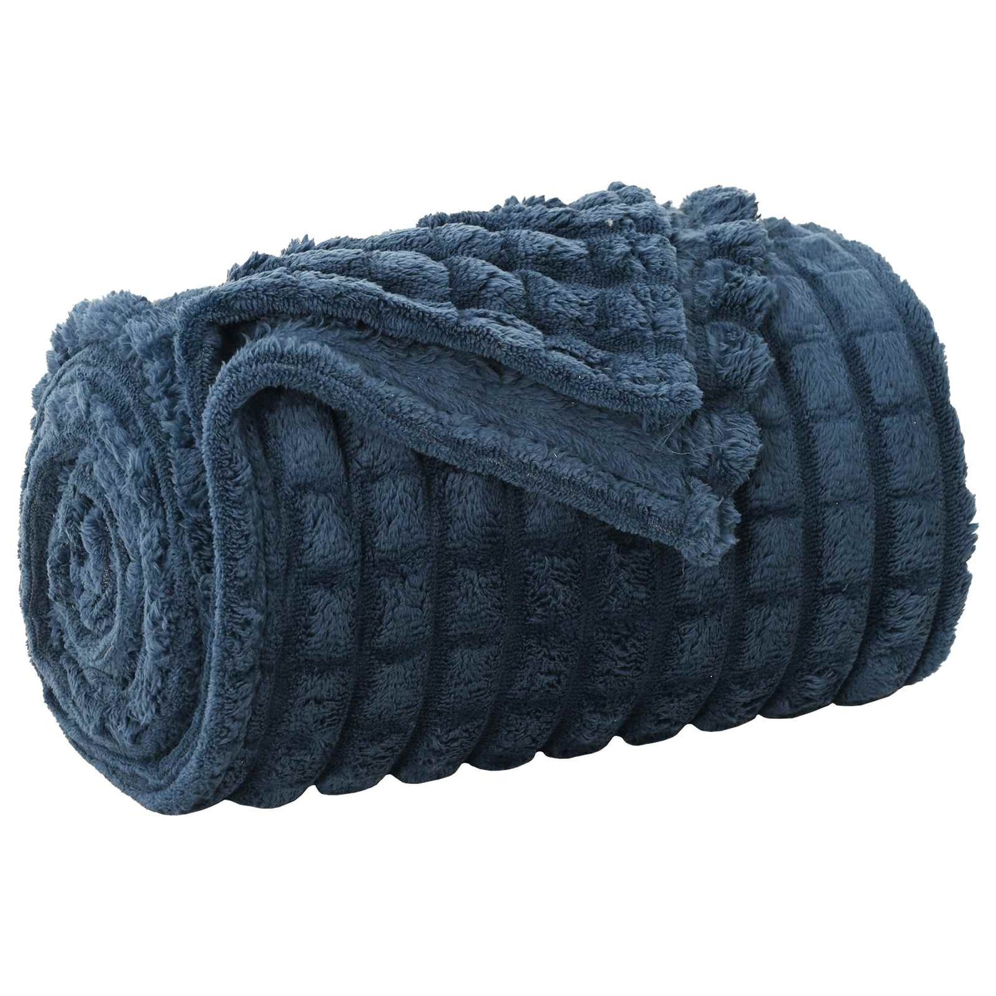 Wohndecken 6 pcs Marineblau 270 x 240 cm Fleece