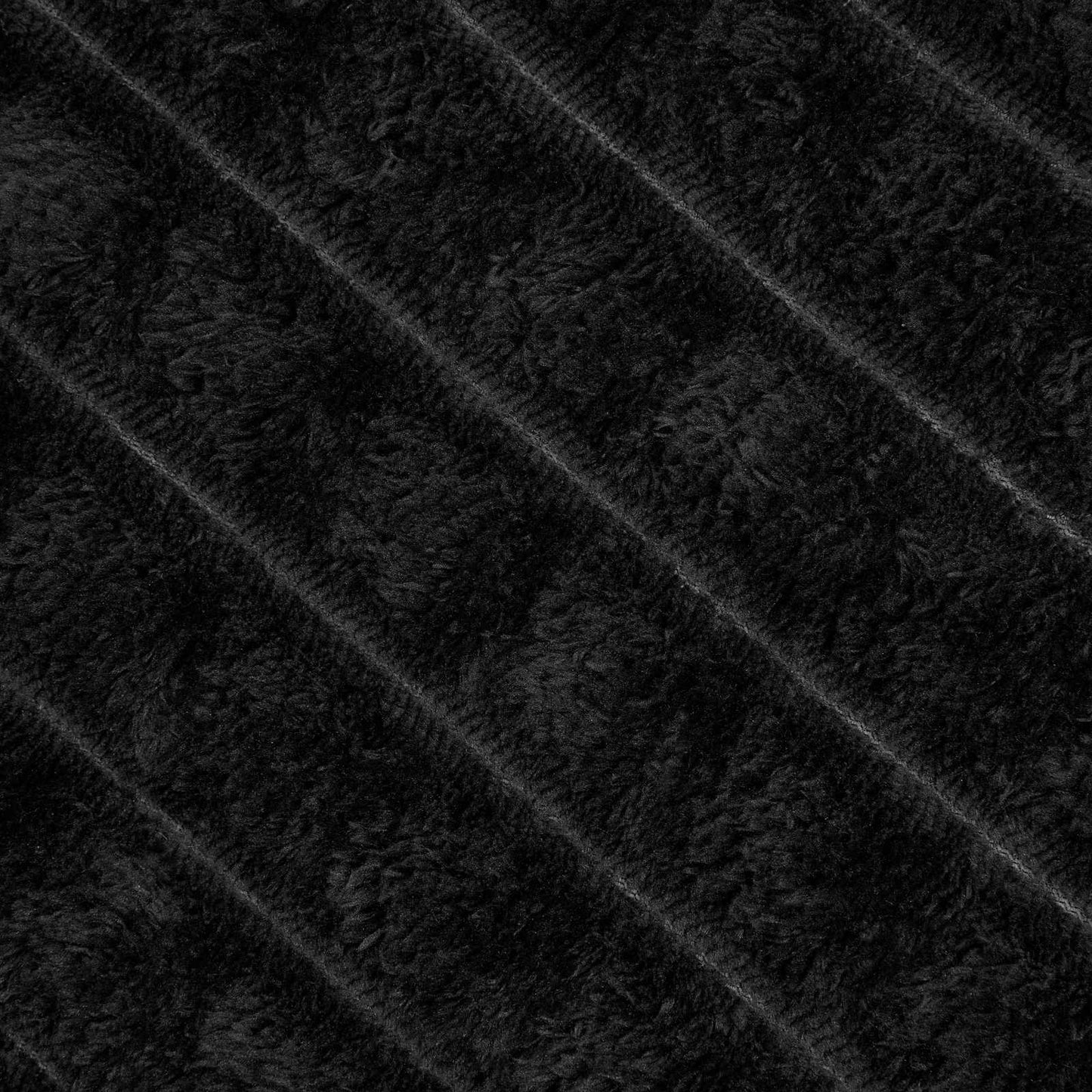 Wohndecken 6 pcs Schwarz 200 x 150 cm Fleece