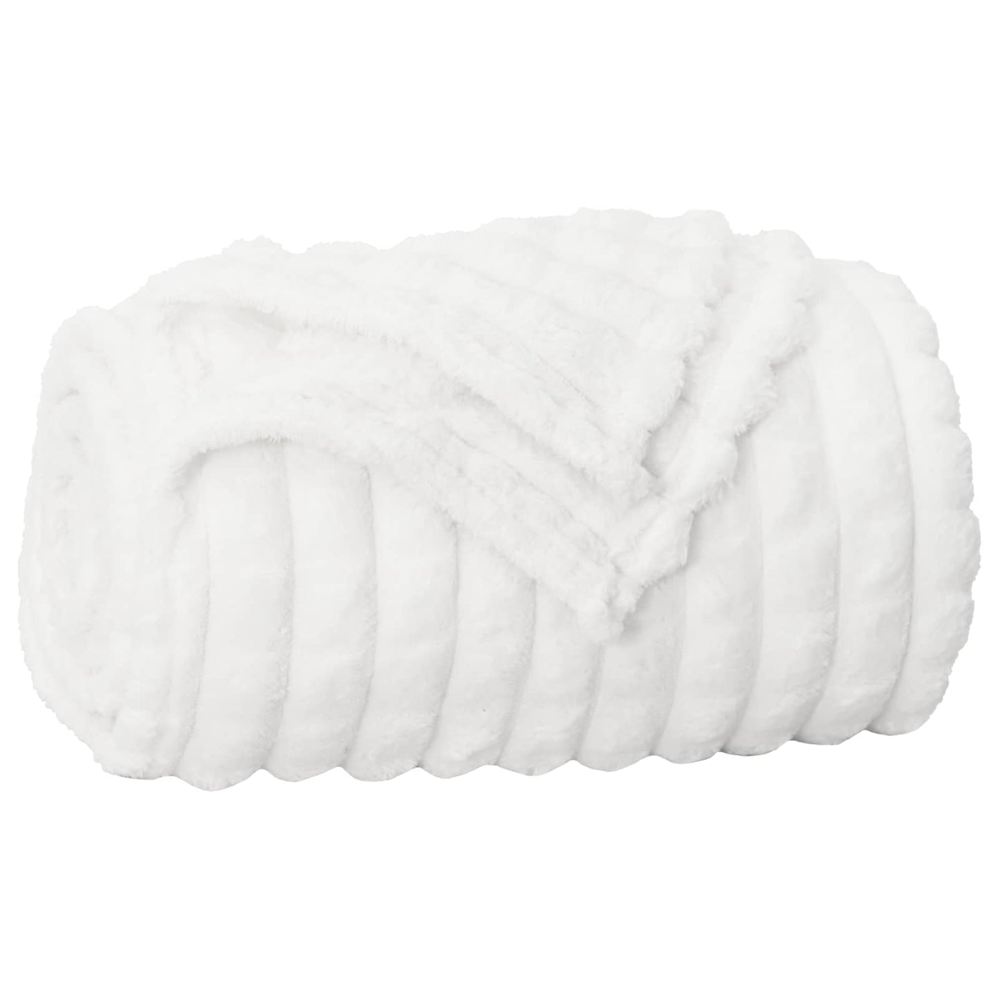 Wohndecken 6 pcs Weiß 200 x 150 cm Fleece
