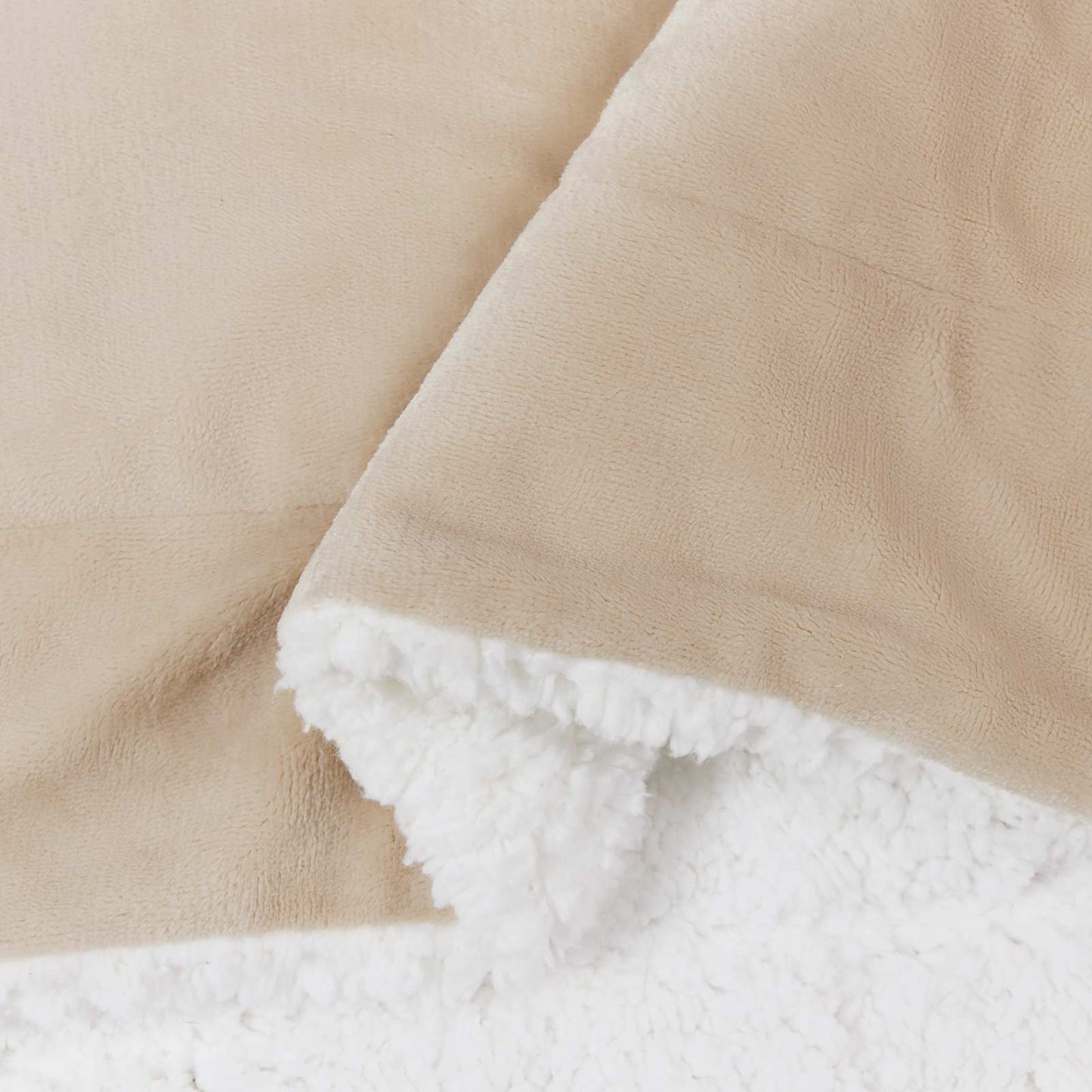 Jeté de lit Beige 150 x 200 cm Polaire