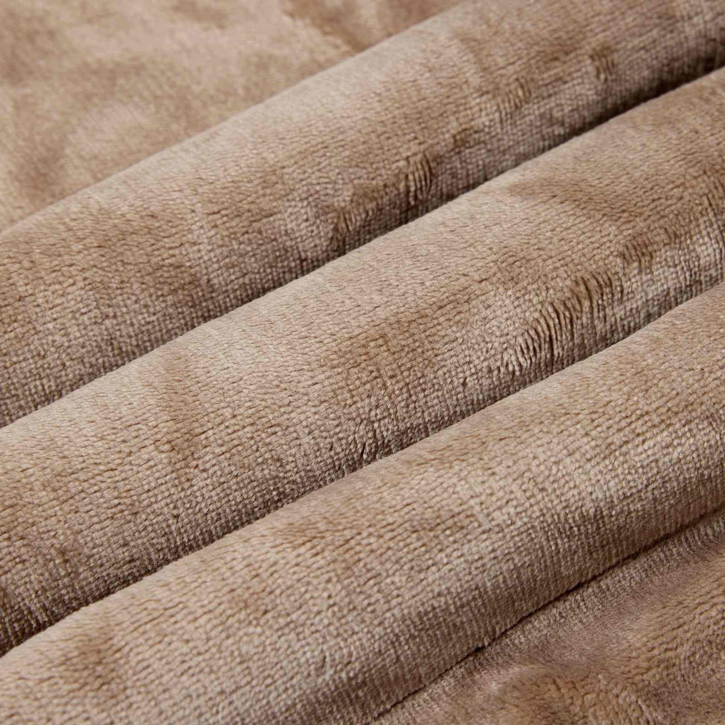 Überwurfdecke Kamel 130 x 150 cm Fleece