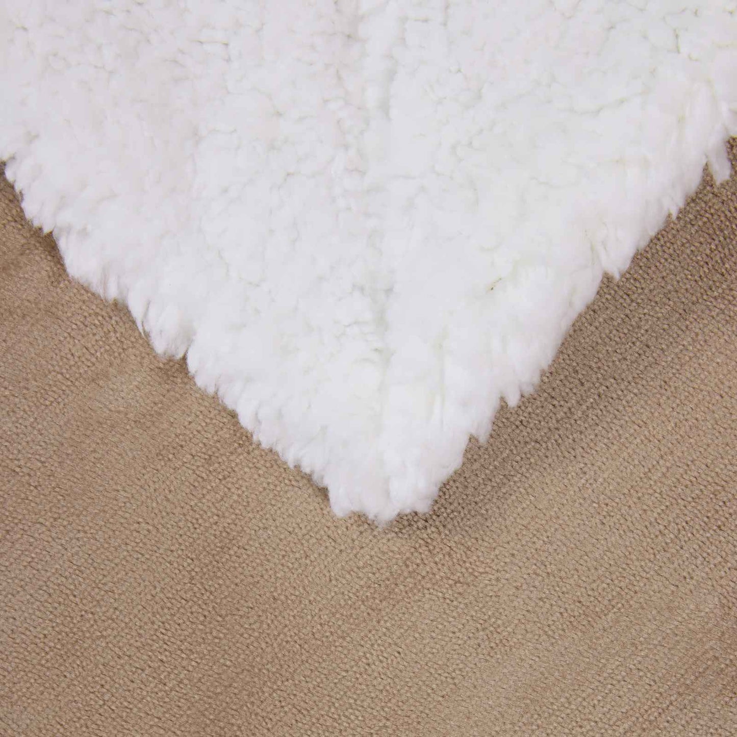 Überwurfdecke Kamel 240 x 270 cm Fleece