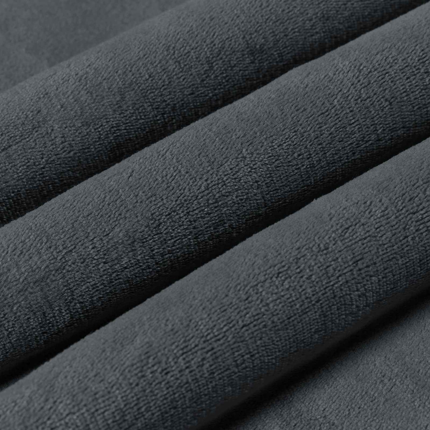 Überwurfdecke Dunkelgrau 240 x 270 cm Fleece