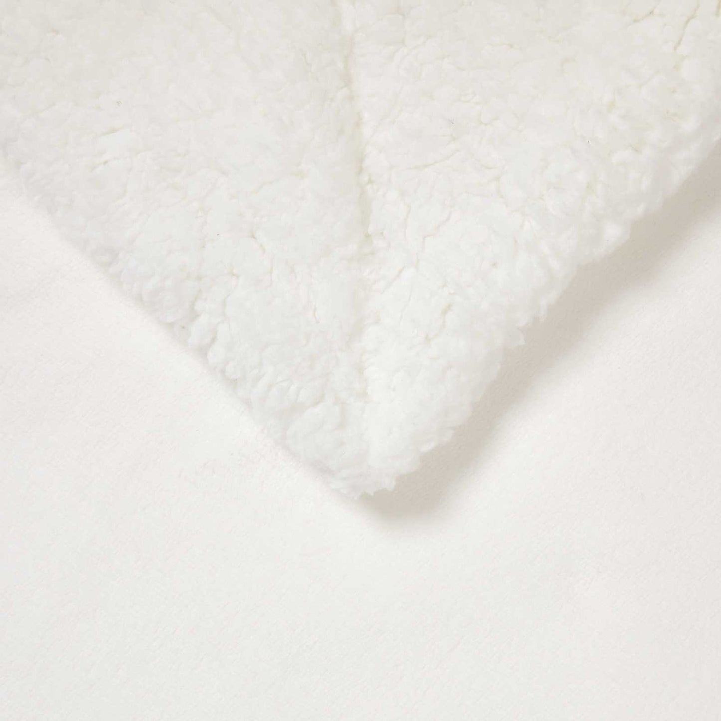 Couverture polaire blanche 240 x 270 cm