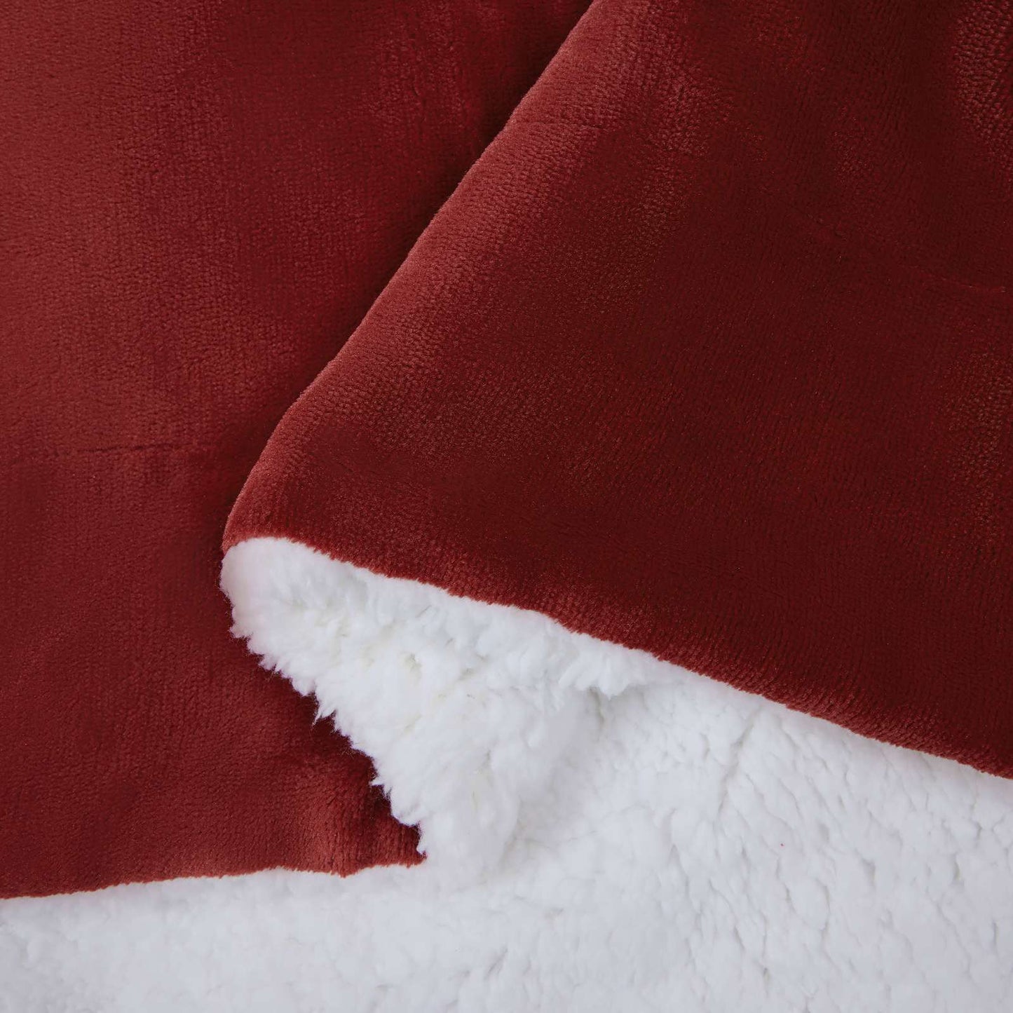 Throw Blanket Bordeaux 130 x 150 cm Fleece