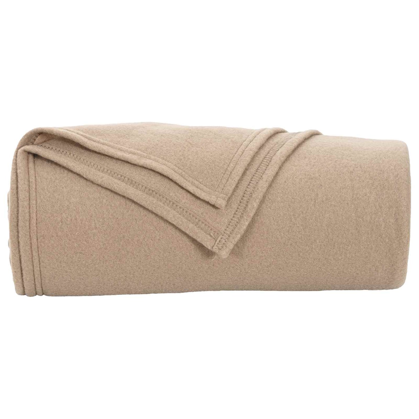 Camel Throw Blanket 170 x 130 cm Fleece