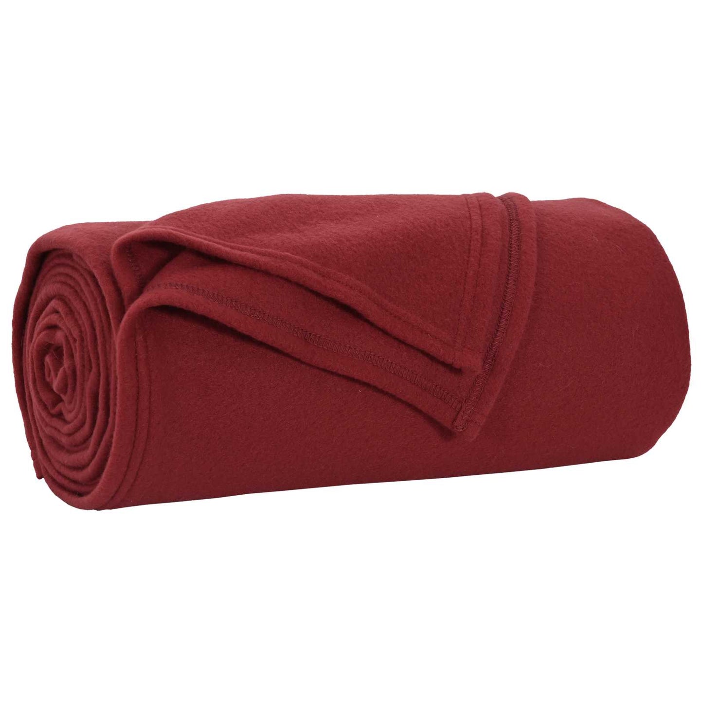 Throws 6 pcs Bordeaux Red 170 x 130 cm Fleece