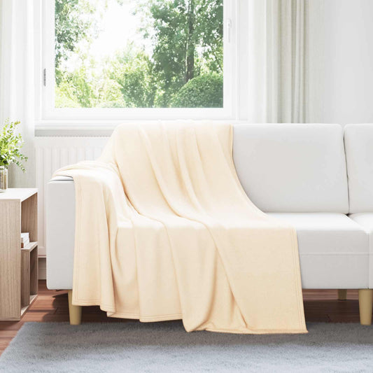 Wohndecken 6 pcs Creme 200 x 150 cm Fleece