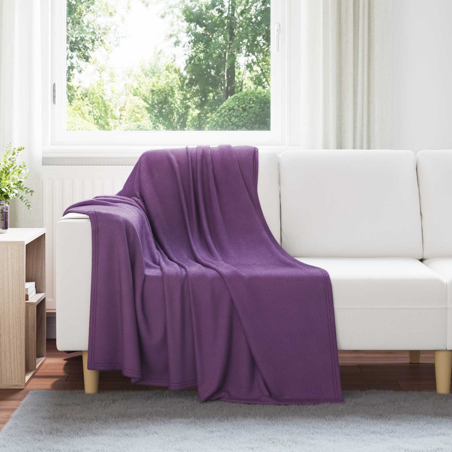 Wohndecken 6 pcs Lila 170 x 130 cm Fleece