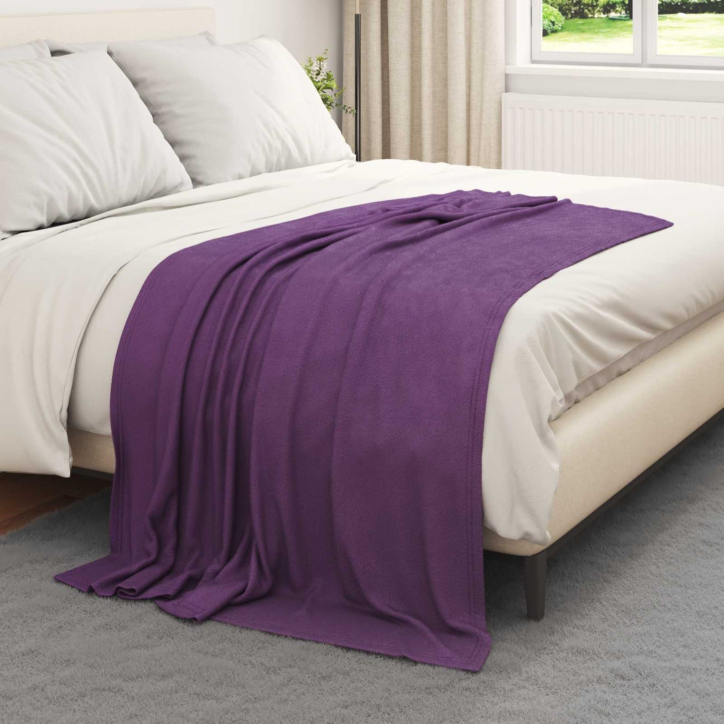 Wohndecken 6 pcs Lila 170 x 130 cm Fleece