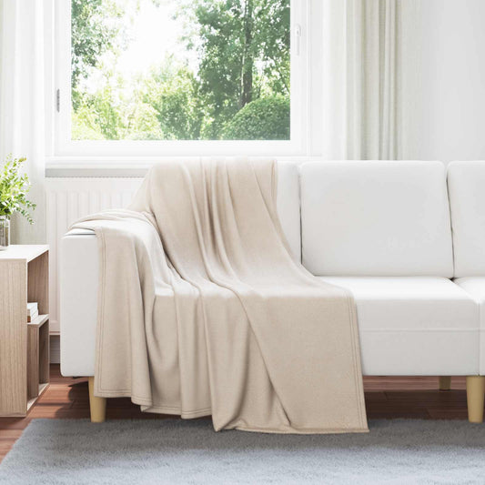 Wohndecken 24 pcs Beige 170 x 130 cm Fleece