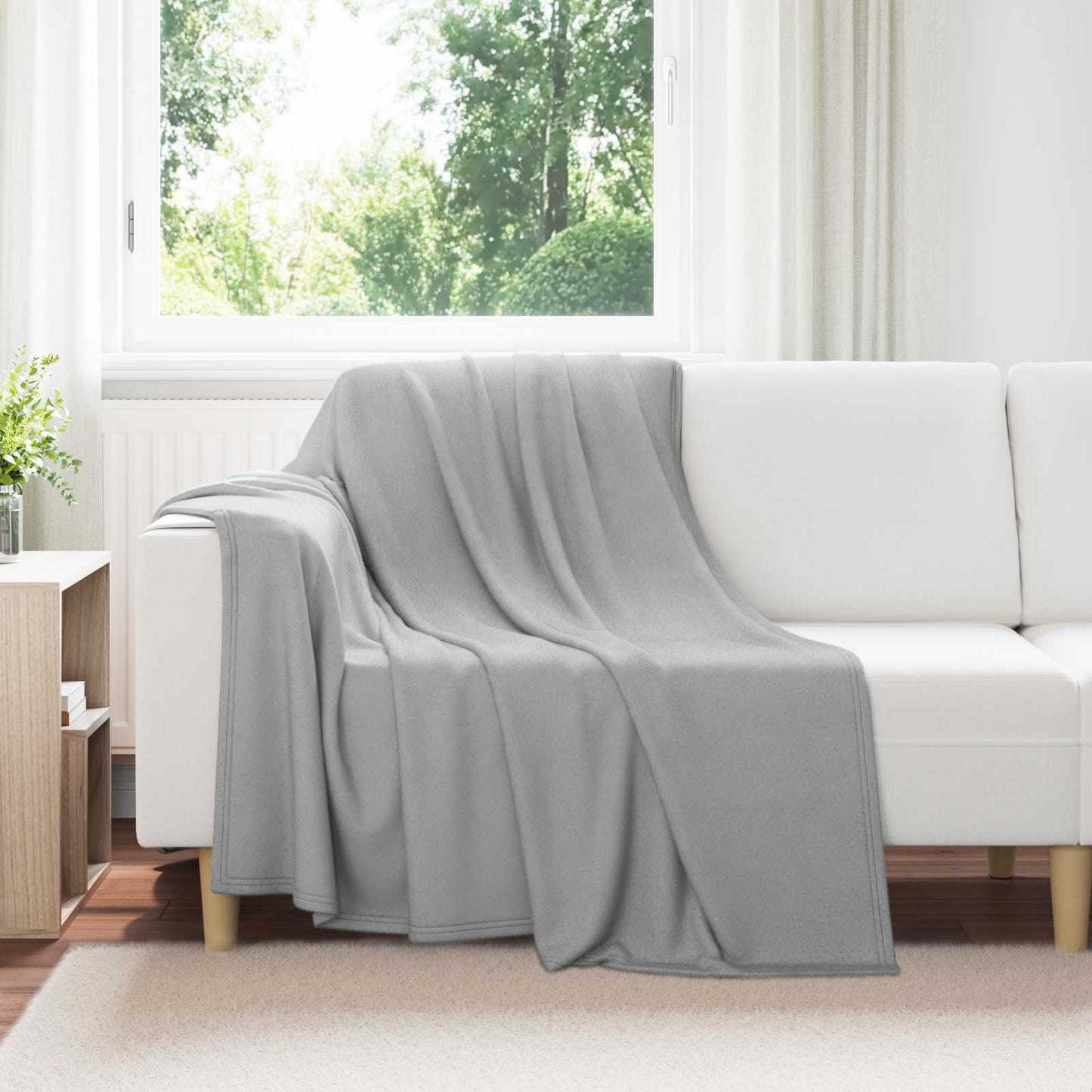 Blankets 24 pcs Grey 200 x 150 cm Fleece