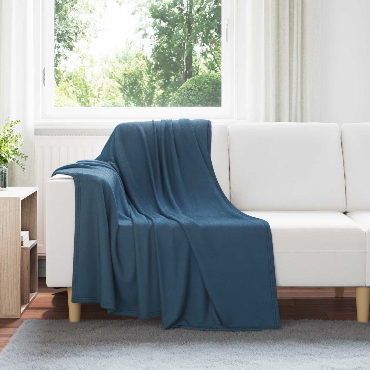 Wohndecken 24 pcs Marineblau 170 x 130 cm Fleece