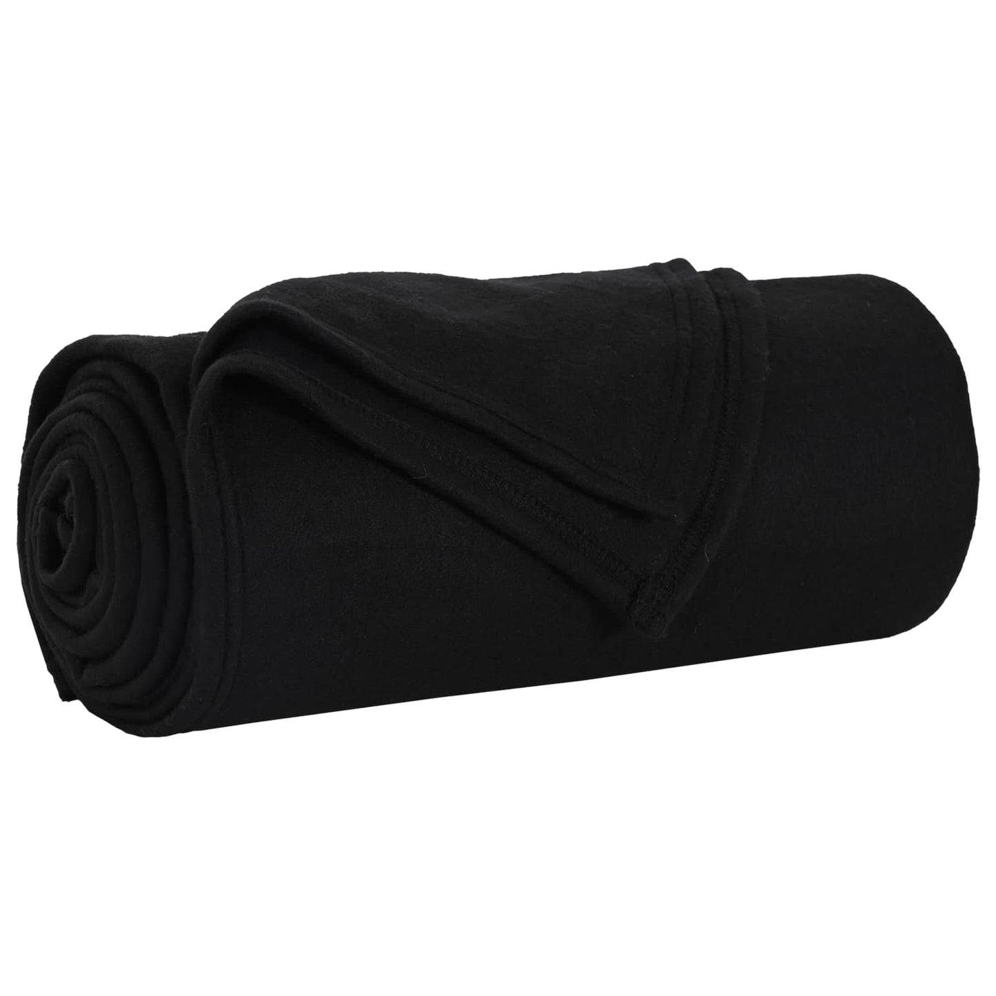 Wohndecken 24 pcs Schwarz 170 x 130 cm Fleece
