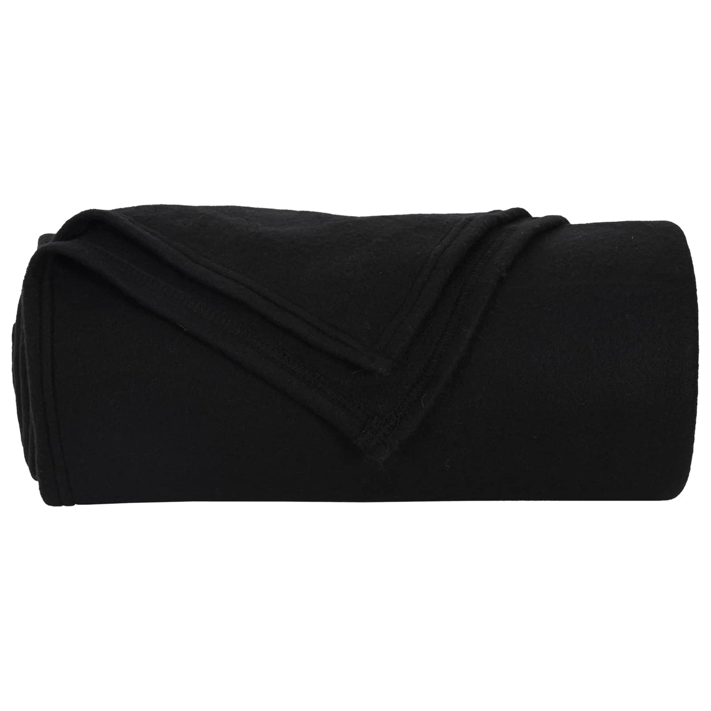 Wohndecken 24 pcs Schwarz 170 x 130 cm Fleece