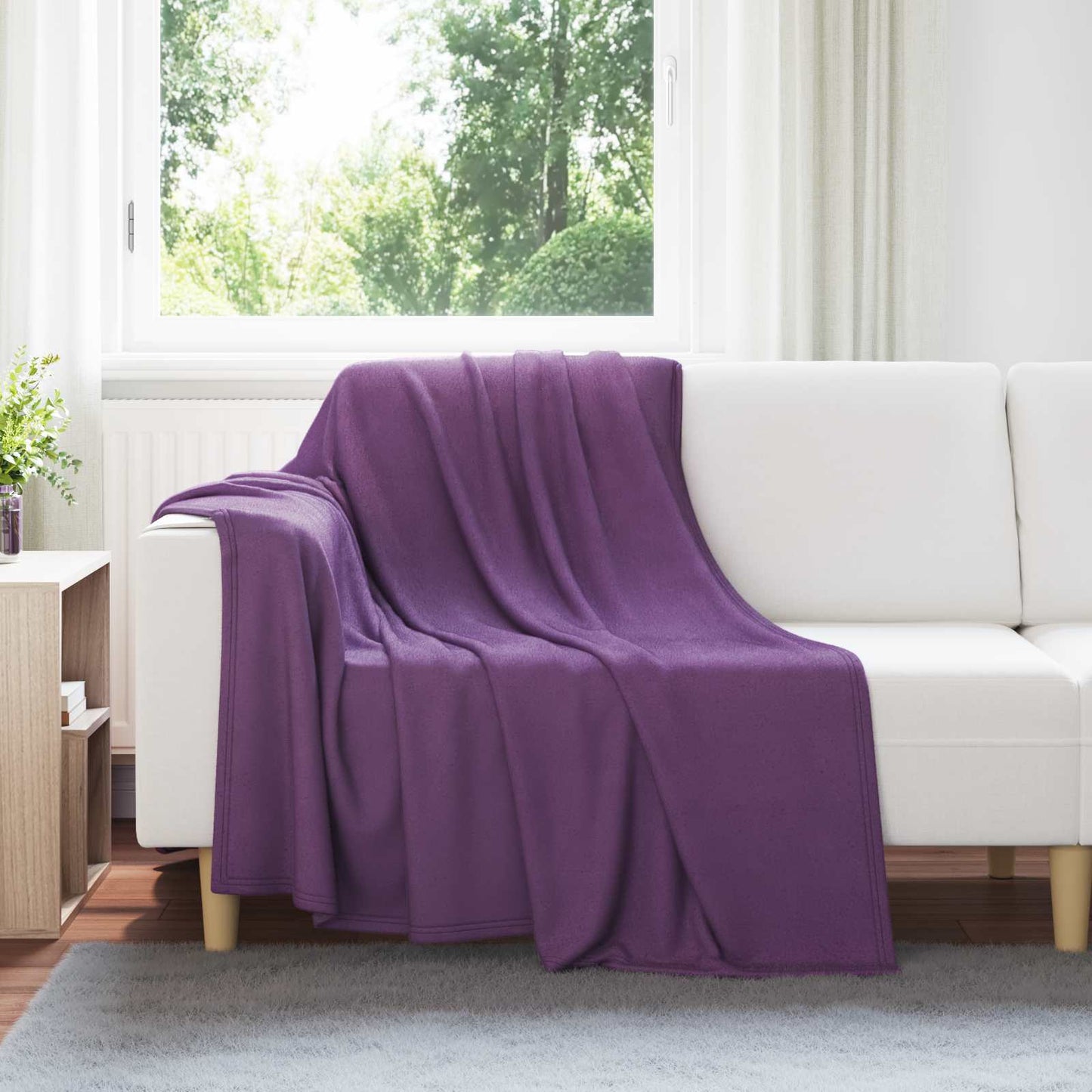 Wohndecken 24 pcs Lila 200 x 150 cm Fleece