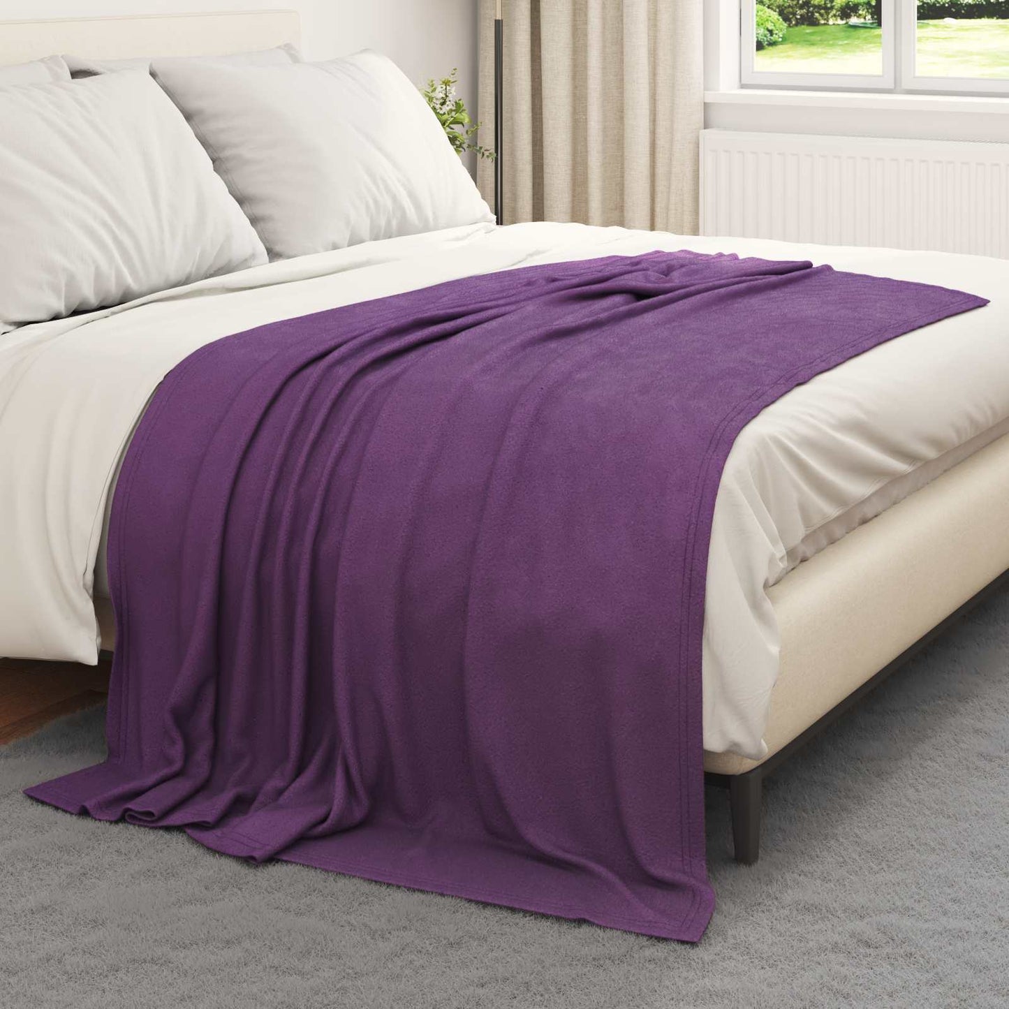 Wohndecken 24 pcs Lila 200 x 150 cm Fleece