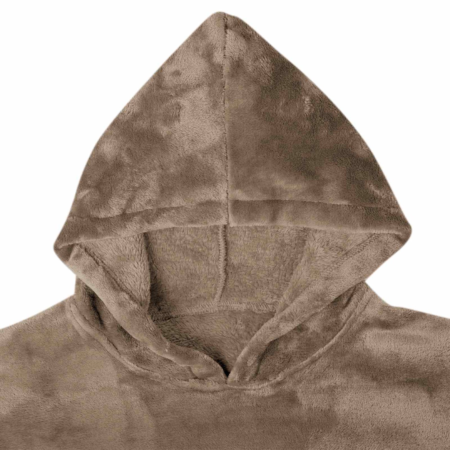 Sweat à capuche couverture Camel L Flanelle