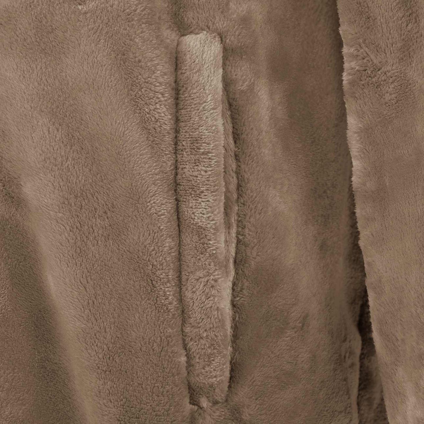 Sweat à capuche couverture Camel L Flanelle