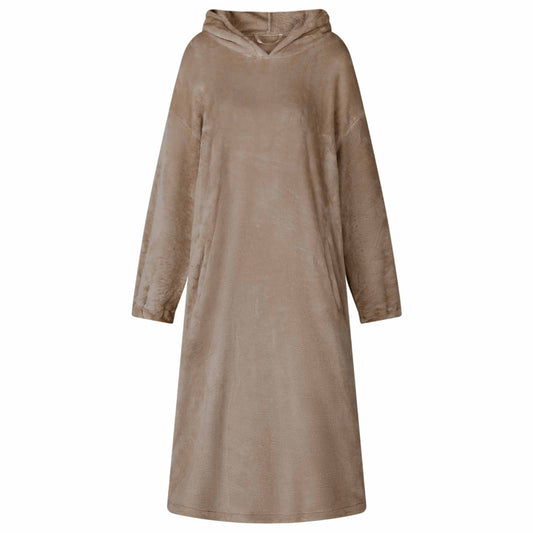 Decken-Hoodie Kamel L Flanell