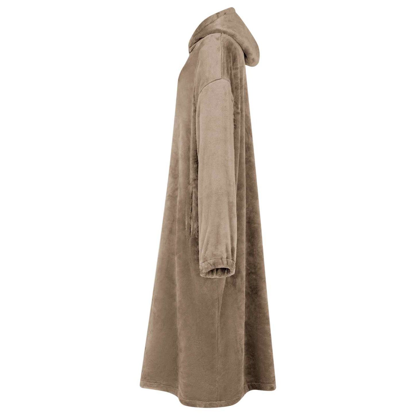 Sweat à capuche couverture Camel L Flanelle