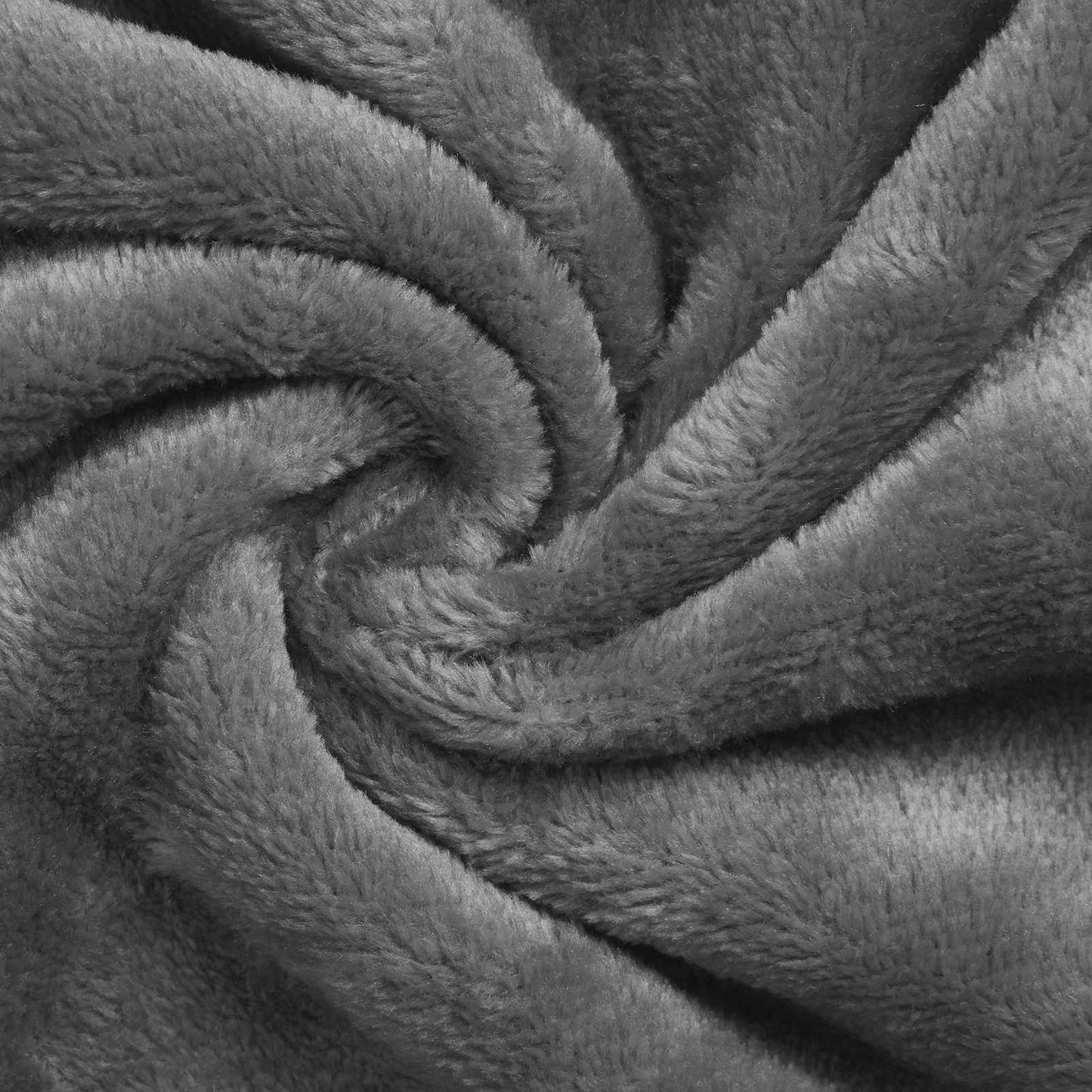 Sweat à capuche couverture gris foncé L flanelle