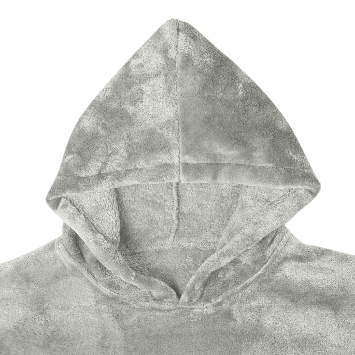 Hooded Blanket Grey S Flannel