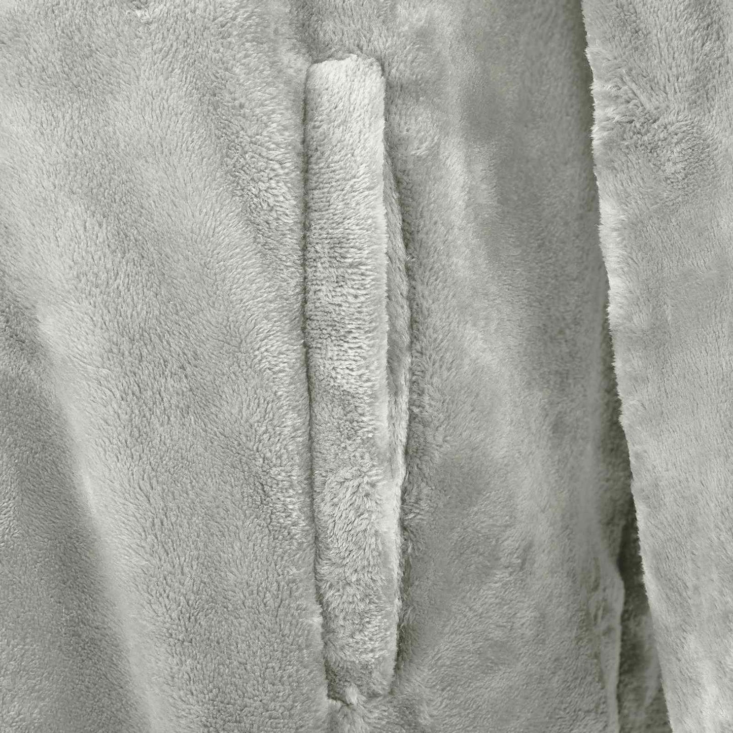 Hooded Blanket Grey S Flannel