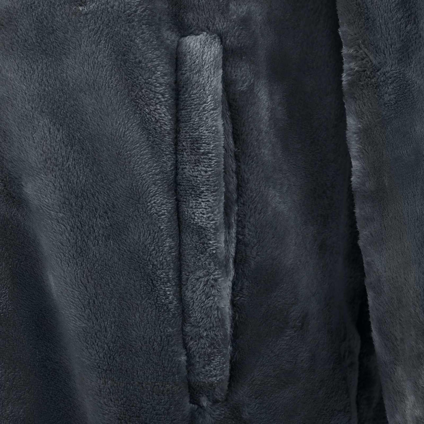 Hoodie Blanket Navy L Flannel