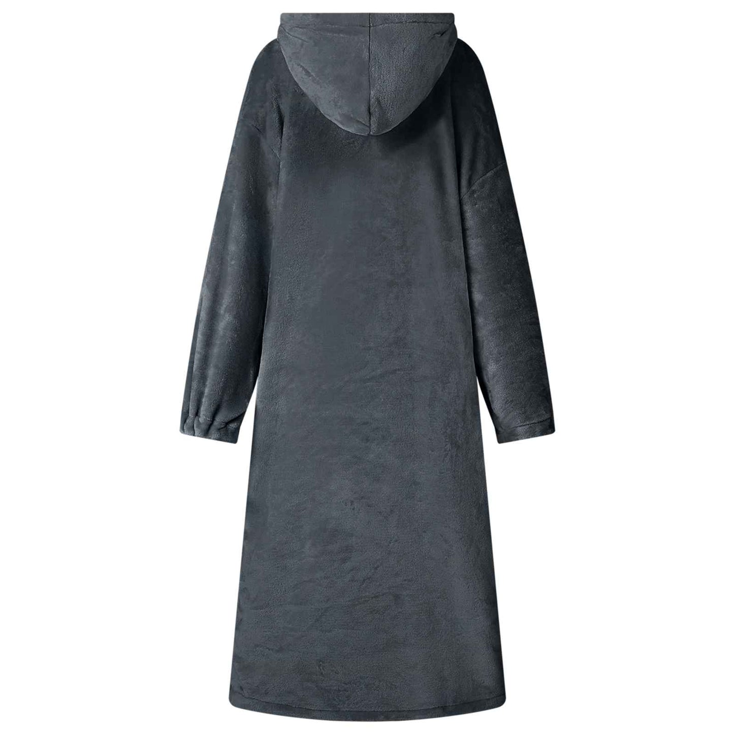 Hoodie Blanket Navy L Flannel