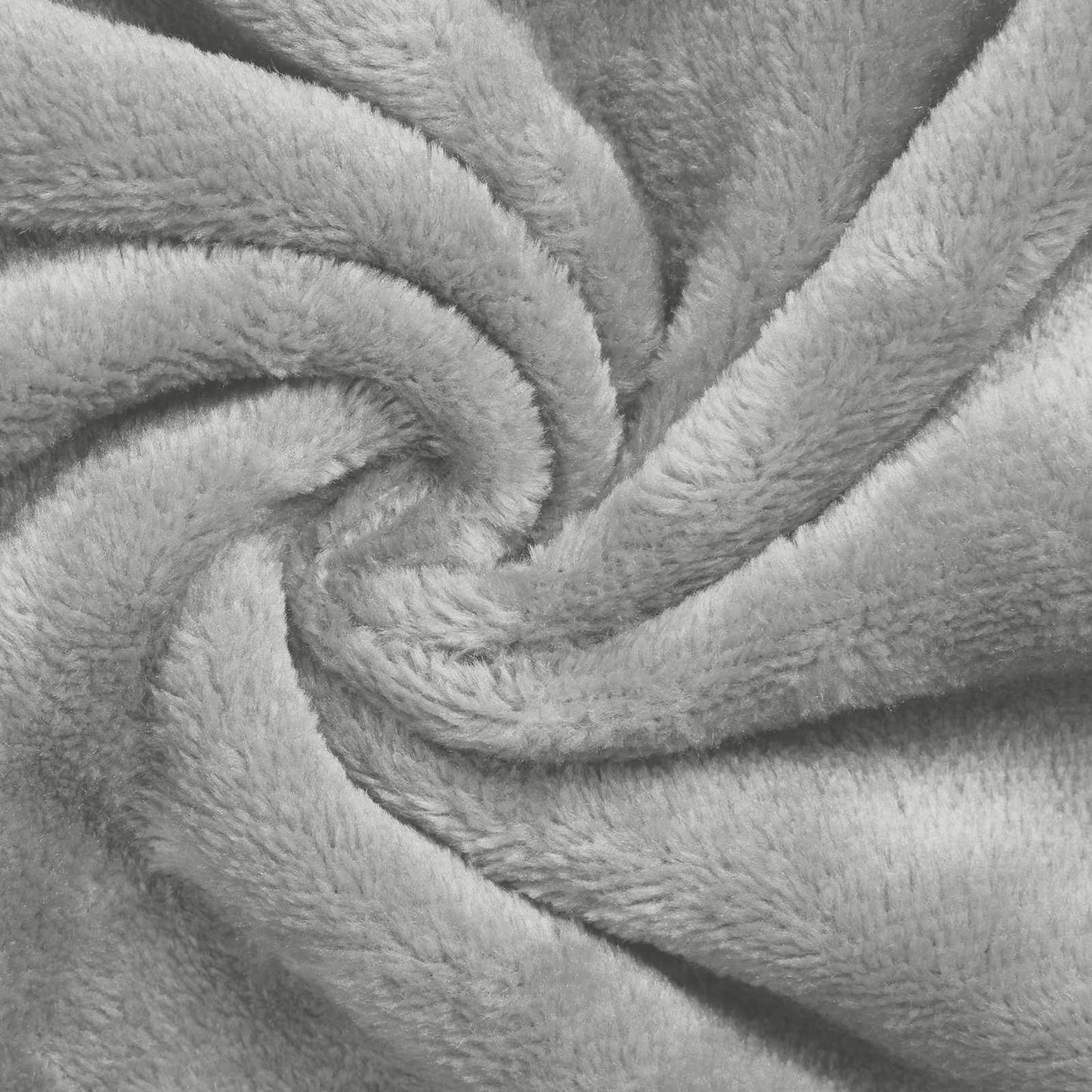 Hooded Blanket Grey F Flannel