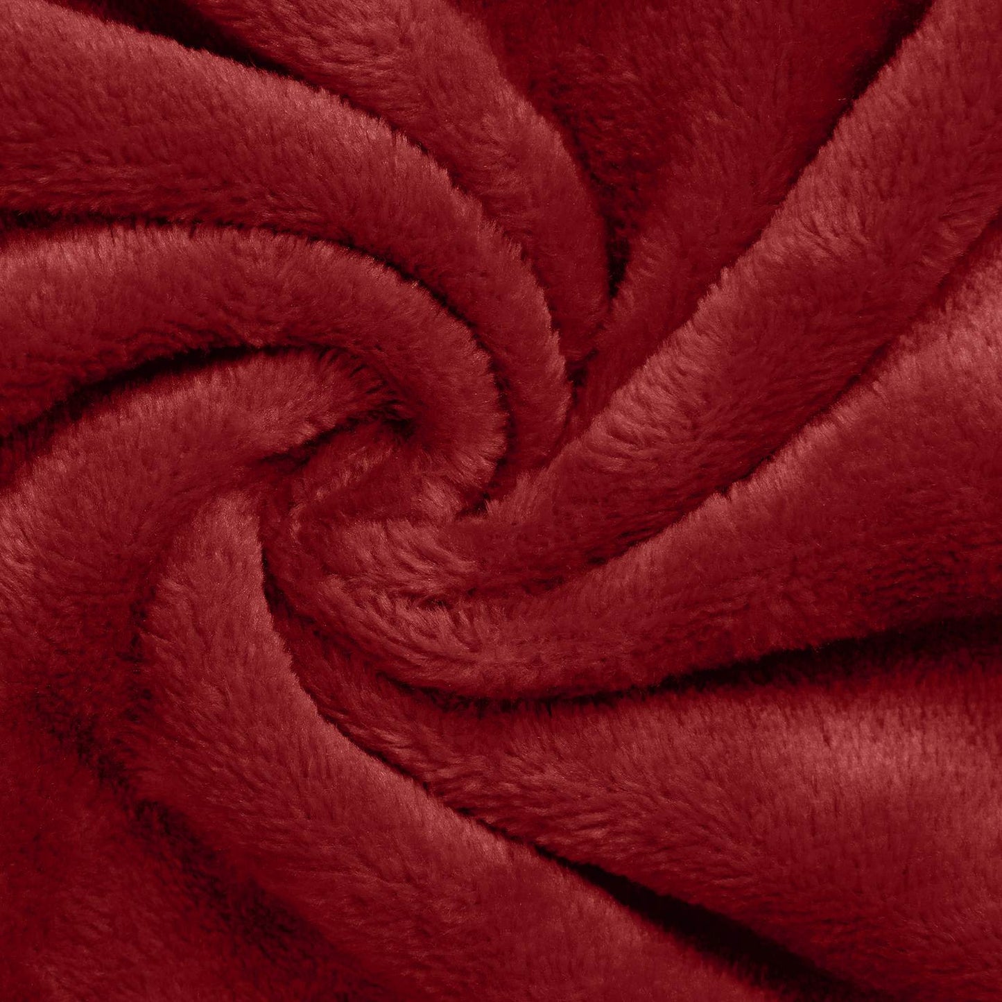 Sweat à capuche couverture Bordeaux F flanelle
