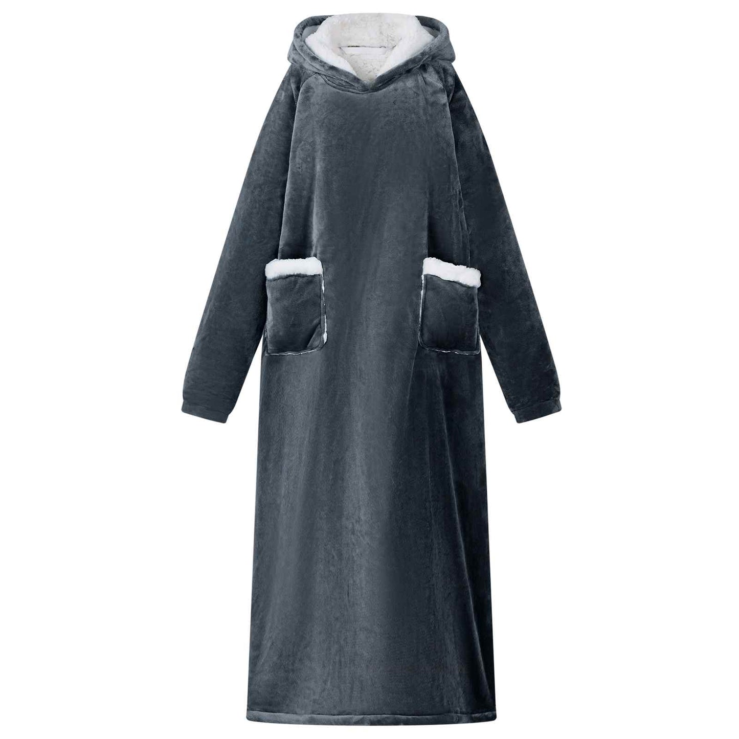 Wearable Blanket Navy M Fleece and Flannel