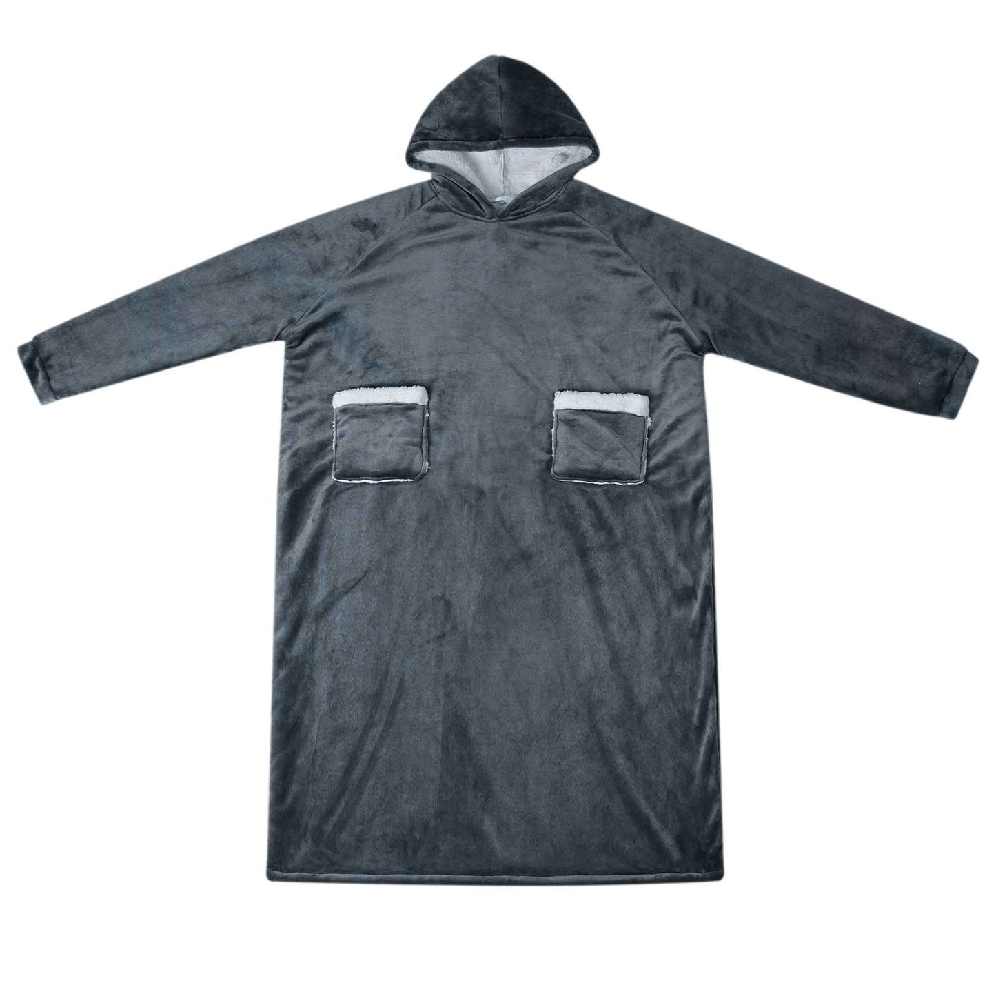 Wearable Blanket Navy M Fleece and Flannel
