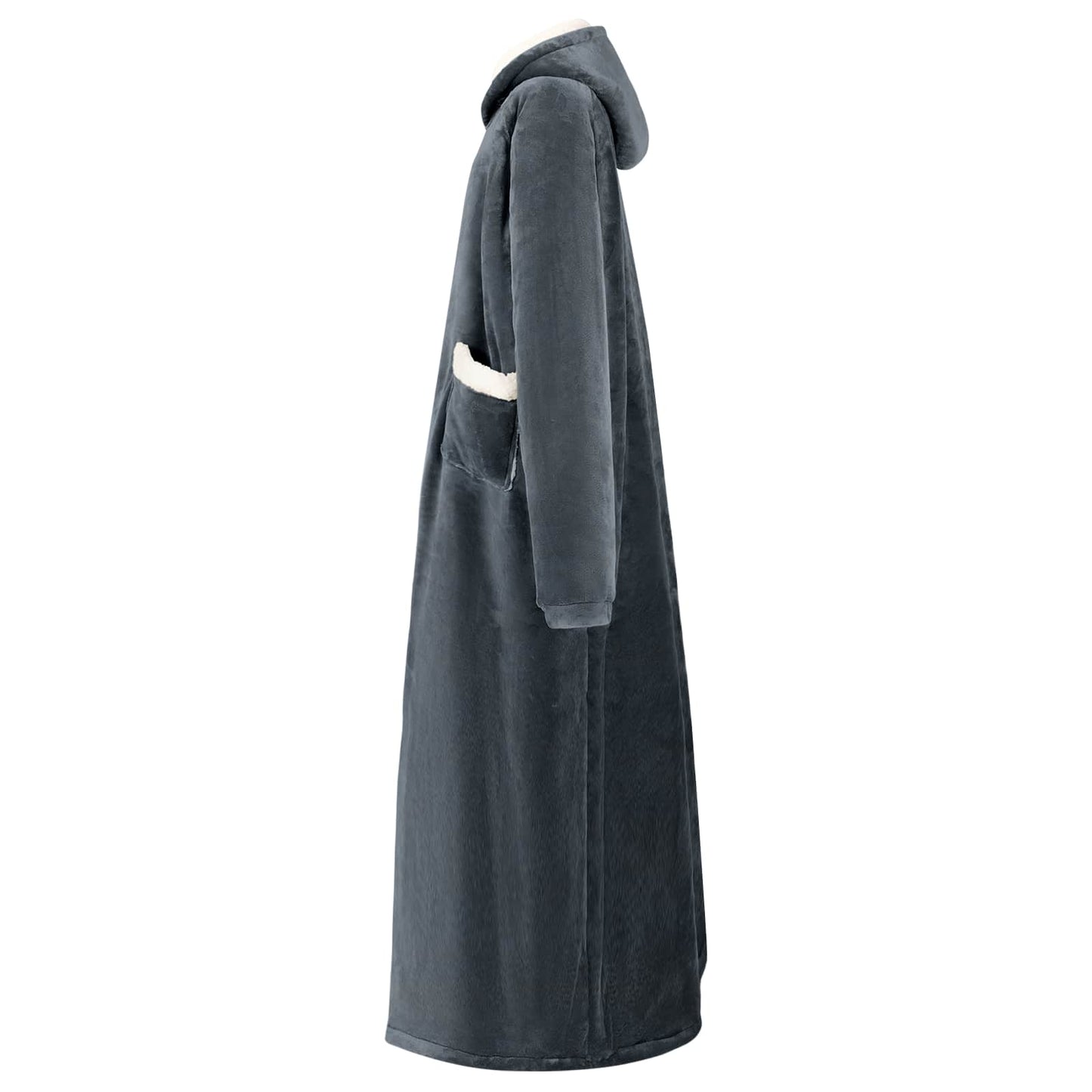 Wearable Blanket Navy M Fleece and Flannel