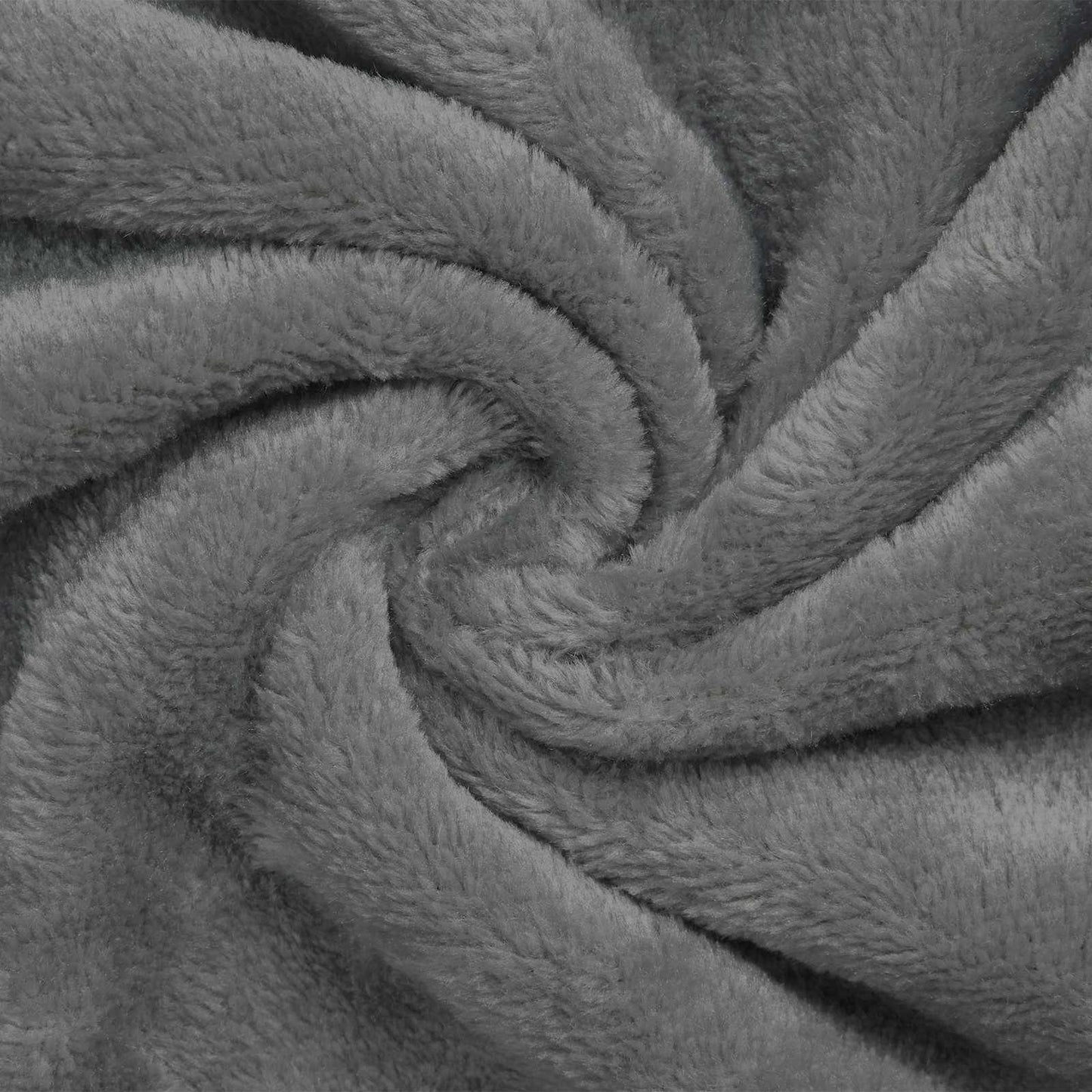 Peignoir à capuche gris foncé S Flanelle