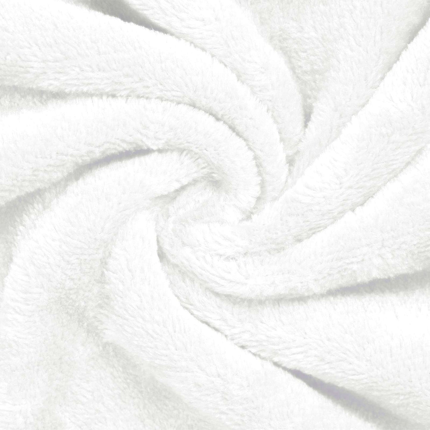 Bathrobe Hoodie White XXL Flannel