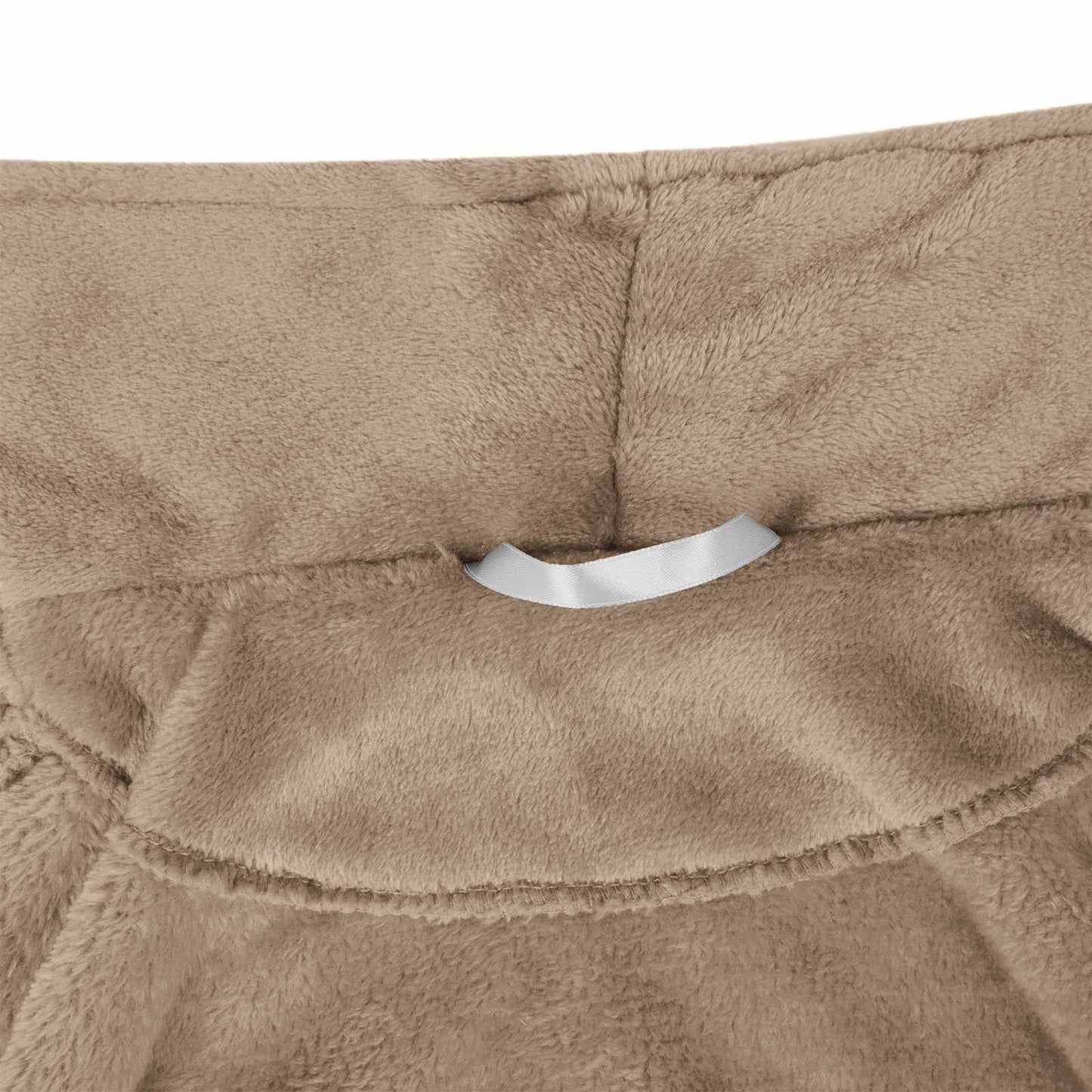 Bathrobe without hood Camel XL Flannel