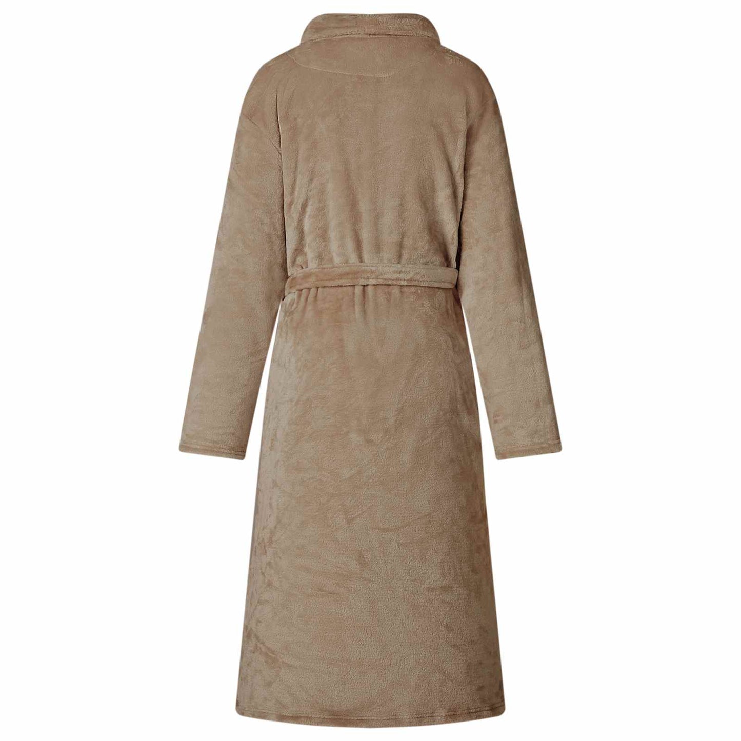 Bathrobe without hood Camel XL Flannel