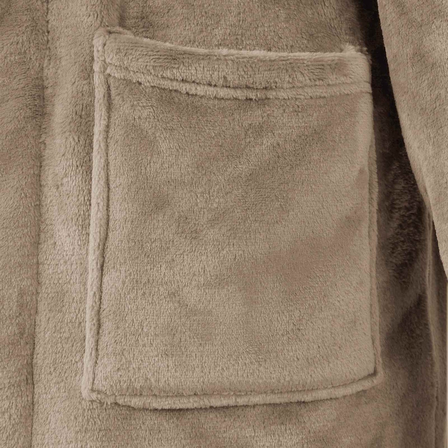 Peignoir sans capuche Camel XXXL Flanelle
