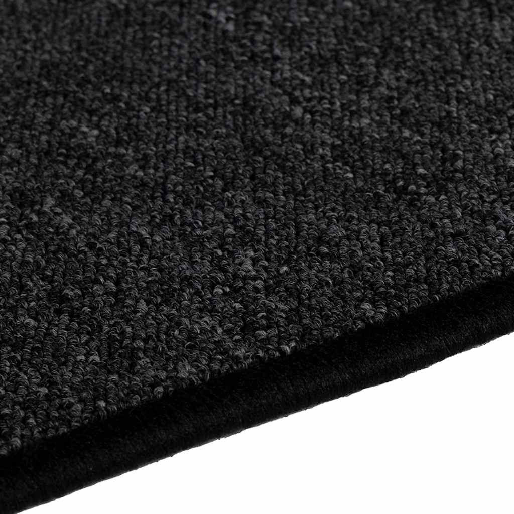 Anthracite Runner Rug 100 x 250 cm 100% Polypropylene