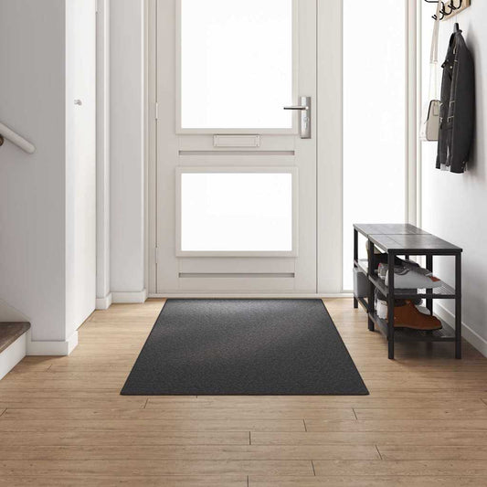 Teppichläufer Dunkelgrau 100 x 300 cm 100% Polypropylen