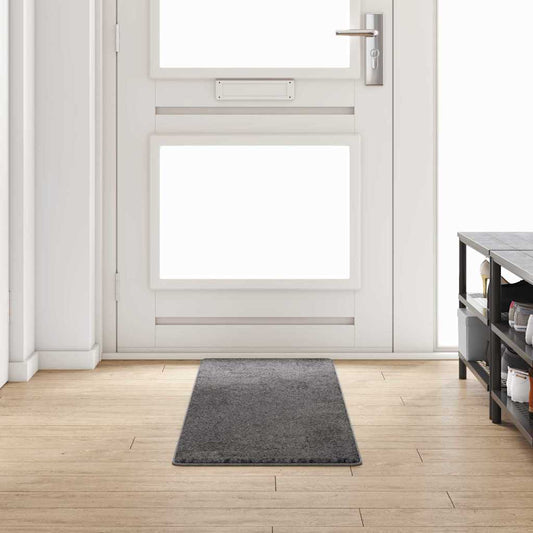 Gray Runner Rug 50 x 200 cm 100% Polypropylene Tuft