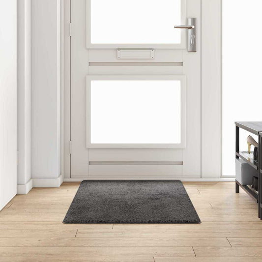 Grey Runner Rug 80 x 150 cm 100% Polypropylene Tufted