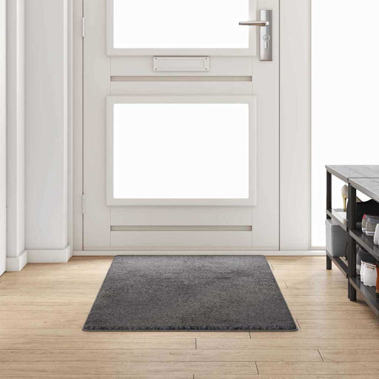Gray Runner Rug 80 x 200 cm 100% Polypropylene Tufted