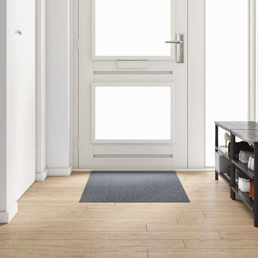 Runner Rug Grey 80 x 150 cm Fabric
