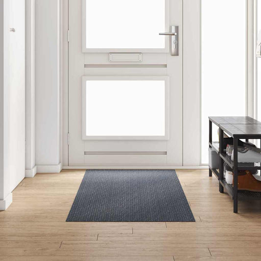Gray Carpet Runner 80 x 250 cm Fabric