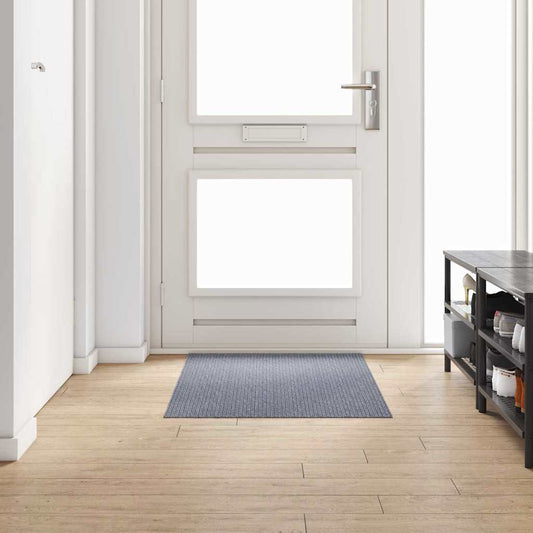 Hallway Runner Light Grey 80 x 150 cm Fabric